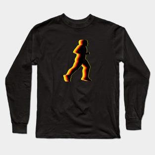 Silhouette sprint neon Long Sleeve T-Shirt